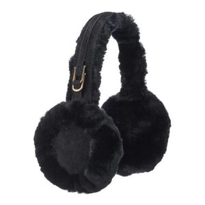 UGG AUSTRALIA Solid Black Faux Fur Earmuffs